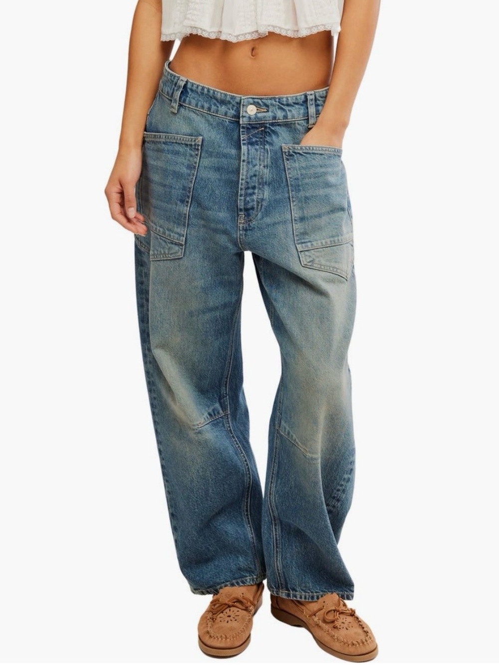 Free People Moxie Minimalist jeans XL